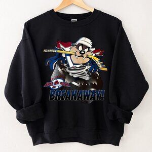 Colorado Avalanche breakaway looney tunes Hockey sweatshirt shirt retro robertpa